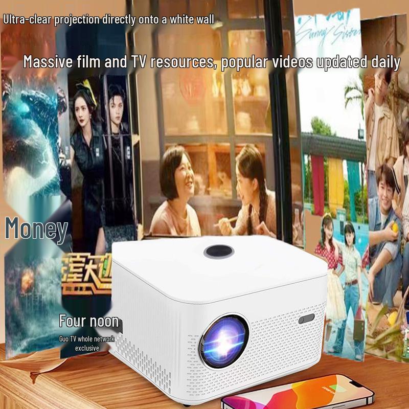 1080P Portable Home Projector with Wireless WiFi