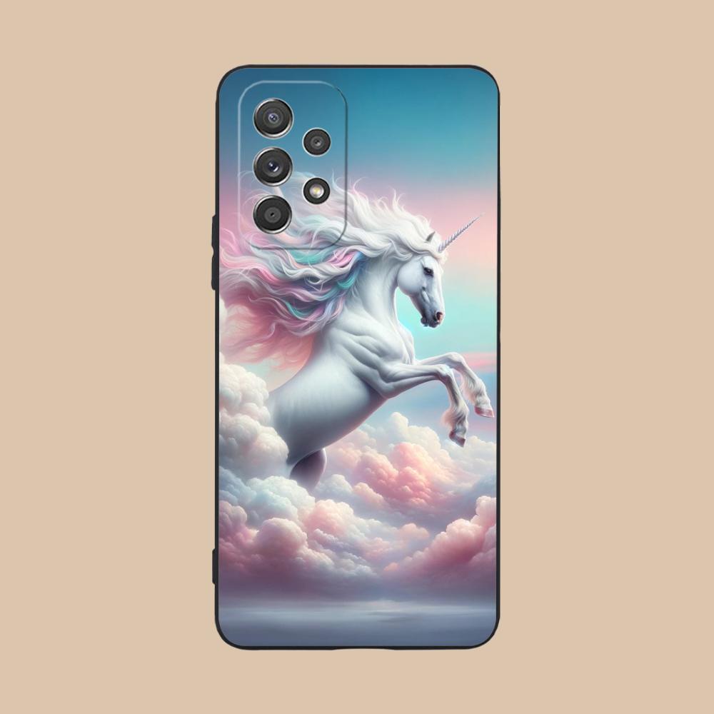 

Fantasy Unicorn Mobile Phone Case for Samsung Galaxy A56 55 54 53 52 51 36 35 34 23 16 15 5G Colorful Cover Pretty Luxury Cover Galaxy A51 5G