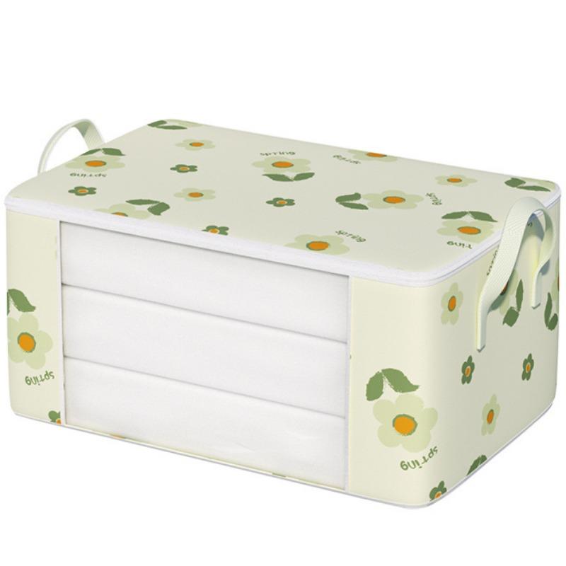 Large Capacity Clothing Organization Storage Bags Non-Woven Fabric Wardrobe Blanket Bedding Moisture-Proof Dustproof Container