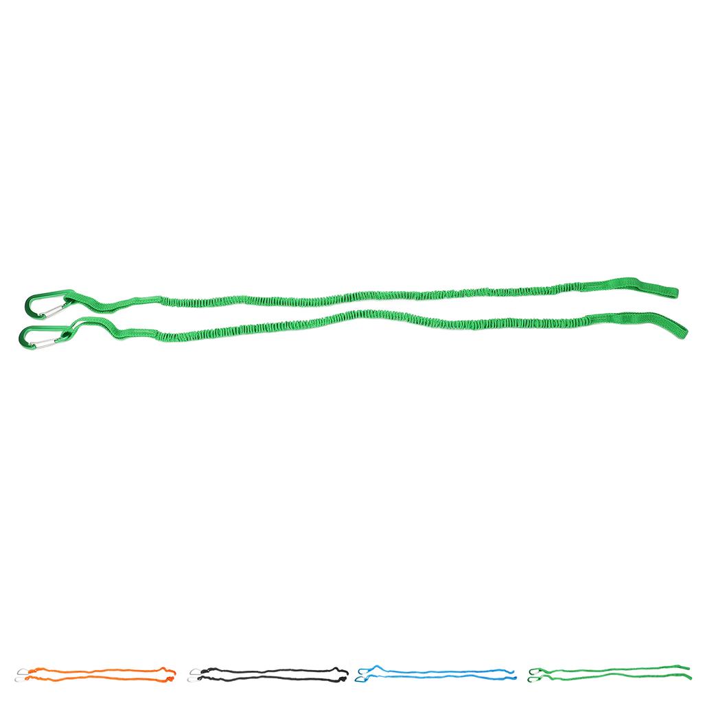 2 peças Leash de Remo de Caiaque Cinta Elástica Cordão Corda para Caiaque Remo Barco Canoagem Vara de Pesca Ro