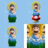 Super Bros Mario Buddha Water Pipe Figure Toy Cartoon Game Collection Ornament