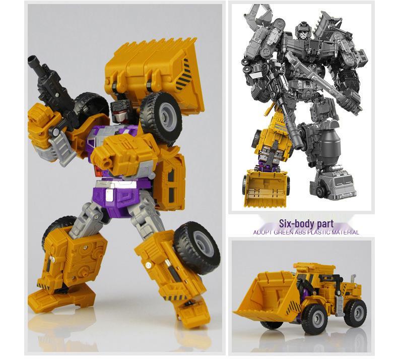 Devastator King Kong Robot Engineering Vehicle Action Figure - Six-In-One Model for Kids