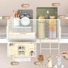 Hanging Bedside Rack Organizer Storage Bed Shelf with Hooks Storage Box for Dorm Rooms Bed for Mobile Phones Tissue Rack