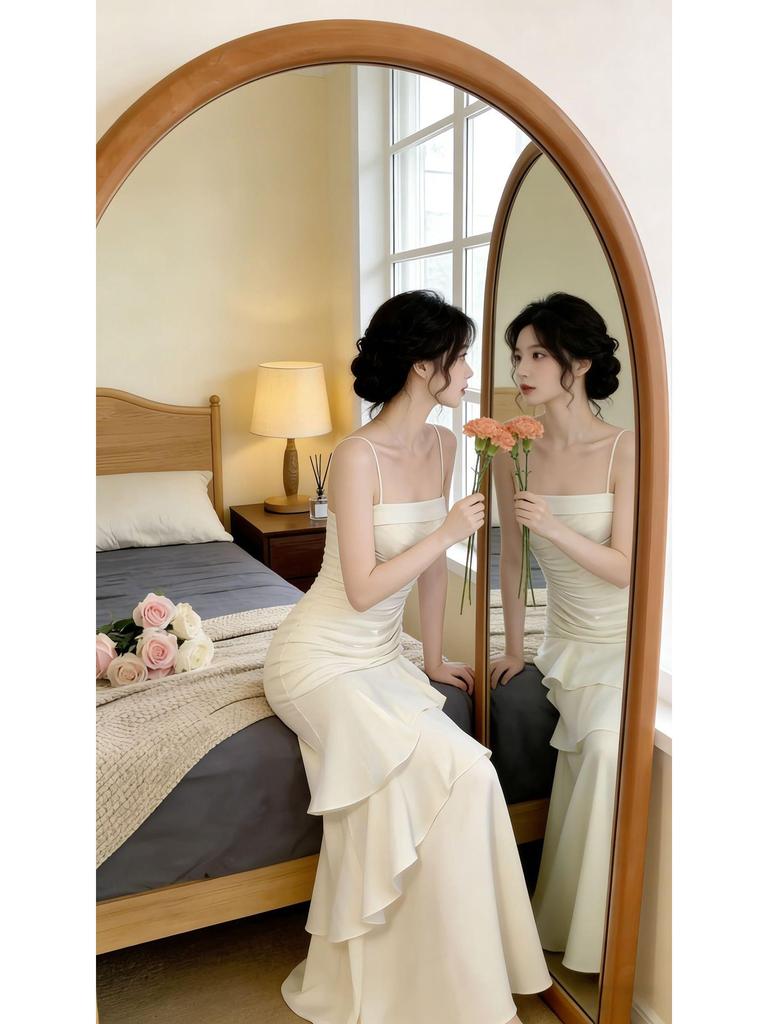 Champagne Strapless Evening Gown - High-End 2026 Banquet, Performance, Bridesmaid, Birthday & Graduation Dress