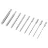 Walfront 9-Piece Hex Driver Bit Set, Rust-Resistant Steel, Magnetic Ball Head Hex Bits, 1/4-Inch Hex Shank, for Electric Screwdrivers