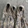Y2K Retro Zip-Up Hoodie Herren Camouflage-Muster Reißverschluss Sweatshirt High Street Hip Hop Streetwear Oversized Unisex Camo Hoodie
