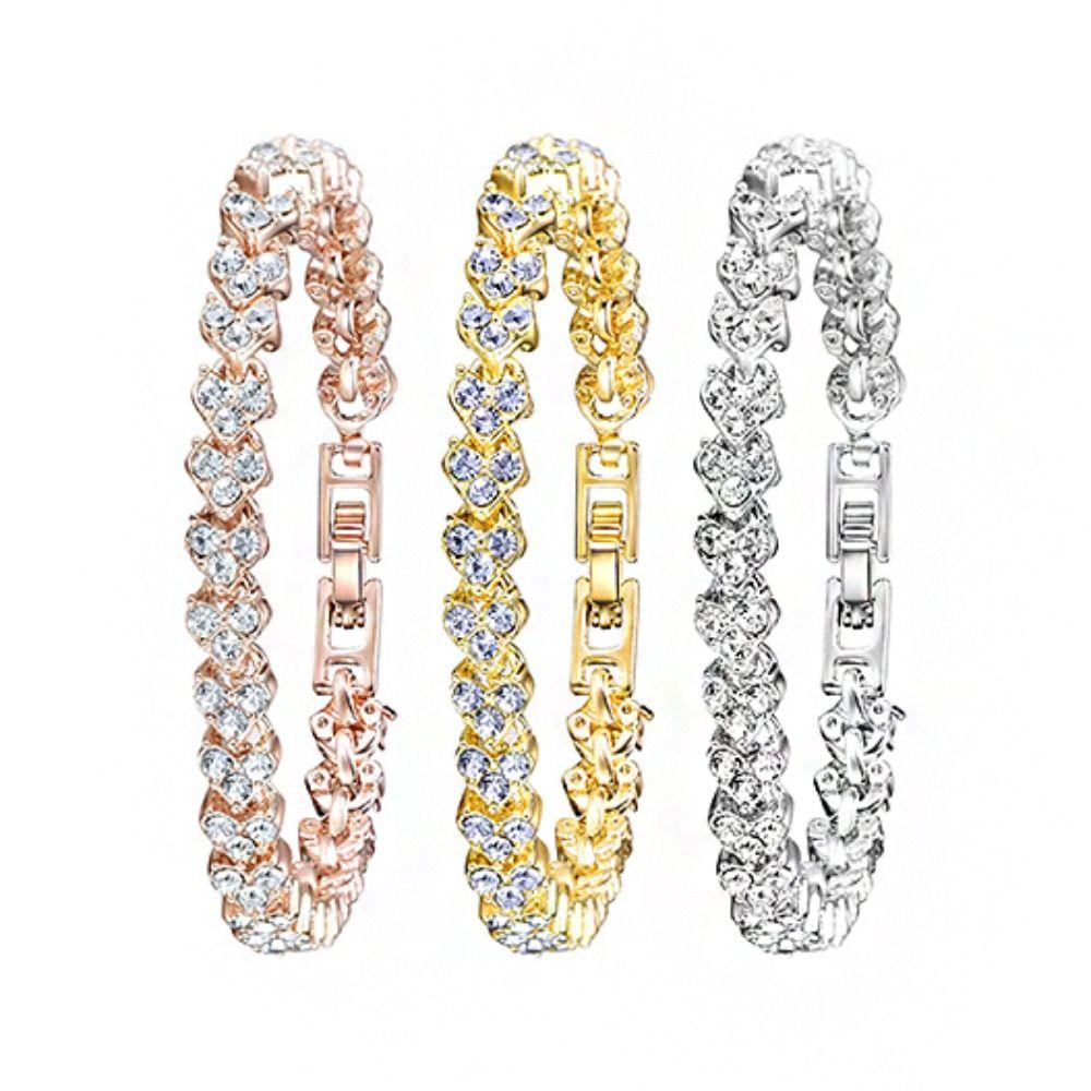 Elegant Women's Wristwatch Luxury Watch Bracelet Set Light Luxury Rose Gold Watch  Festival Gift