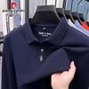 Pierre Cardin Men's 100% Cotton Long Sleeve Embroidered Polo Shirt
