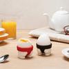 2Pcs Sumo Wrestler Egg Holder Fun Egg Cup Japanese Style Wrestler Egg Stand for Soft Hard Boiled Eggs Breakfast Accessory