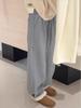 2025 Winter Women's Korean Fleece-Lined Wide-Leg Sweatpants: Fashionable, Warm, Loose, Versatile, and Cuffed Casual Pants.