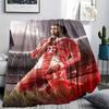 Michael Olise Printed Flannel Blanket, Soft Throw for Bedroom Sofa, Washable,soccer Fan Merchandise, Great Gift.