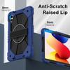Silicone+PC Tablet Cases for 12.1'' Xiaomi Redmi Pad 2 Pro/Poco Pad M1 Case Shockproof Cover Fundas Rotating Stand Shell