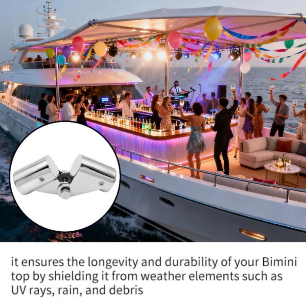 316 Stainless Steel Pipe Connector Stainless Steel Rotating Joint Coupling Boat Hardware