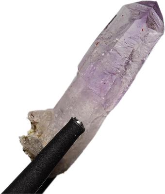 Pedra Mineral Natural Ametista Do México Gema Lado Bruto [N2 Natural] (Quartzo Roxo) - / (12" Único em seu tipo" Aprox.. 10,8 ct [Mais Longo 28 mm])