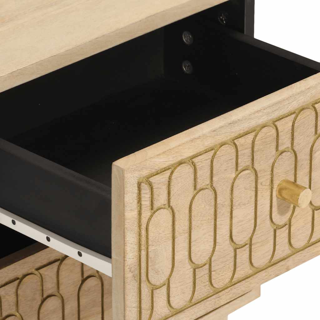 Nightstands 2 pcs. 40 x 33 x 46 cm Solid Mango Wood