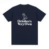 2025 Summer New OVO T-shirt Drake Tee Printed Graphic Fashion Casual High Quality Breathable Cotton Round Oversize T-shirt