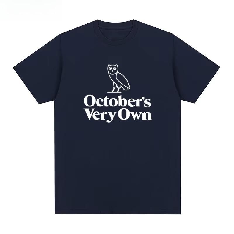 2025 Summer New OVO T-shirt Drake Tee Printed Graphic Fashion Casual High Quality Breathable Cotton Round Oversize T-shirt