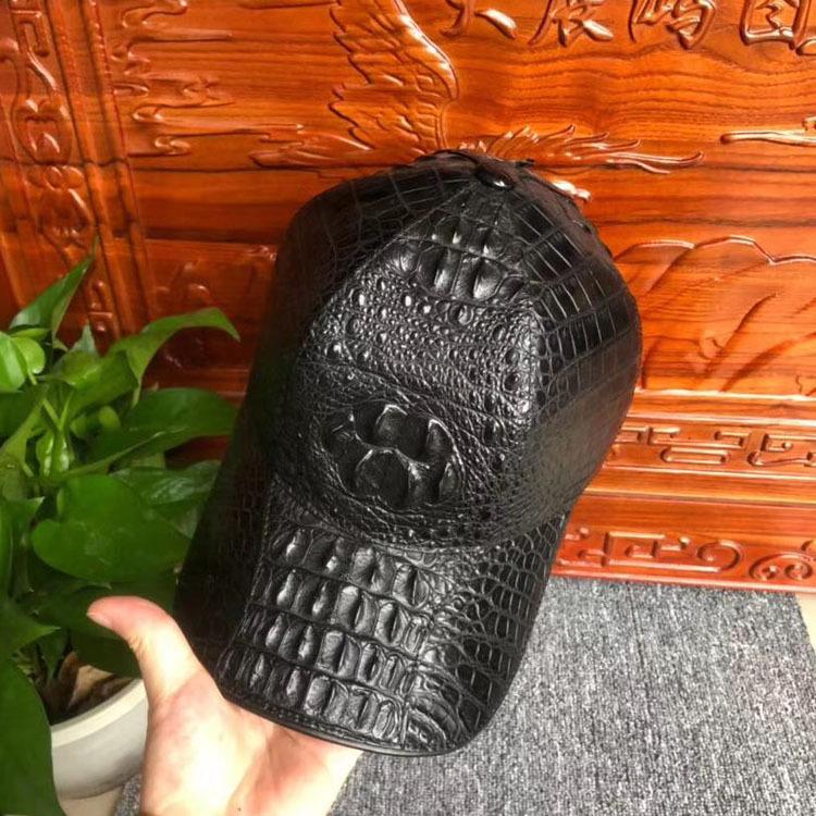 

Men s and women s hats, casual bone leather visor, fashion trend cap Adjustable