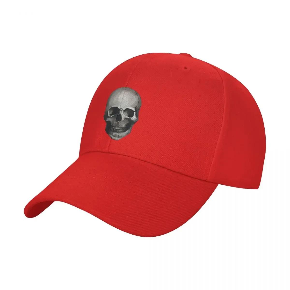 Watercolor Skull Baseball Cap Designer Hat hard hat Ball Cap Unisexs Tennis Womens
