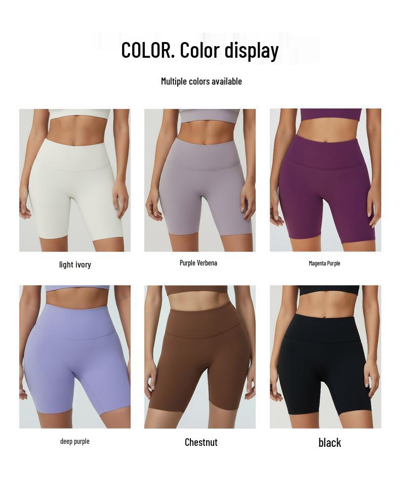 Hochelastische, hochgeschnittene, mittellange Yoga- und Radlerhose für Damen