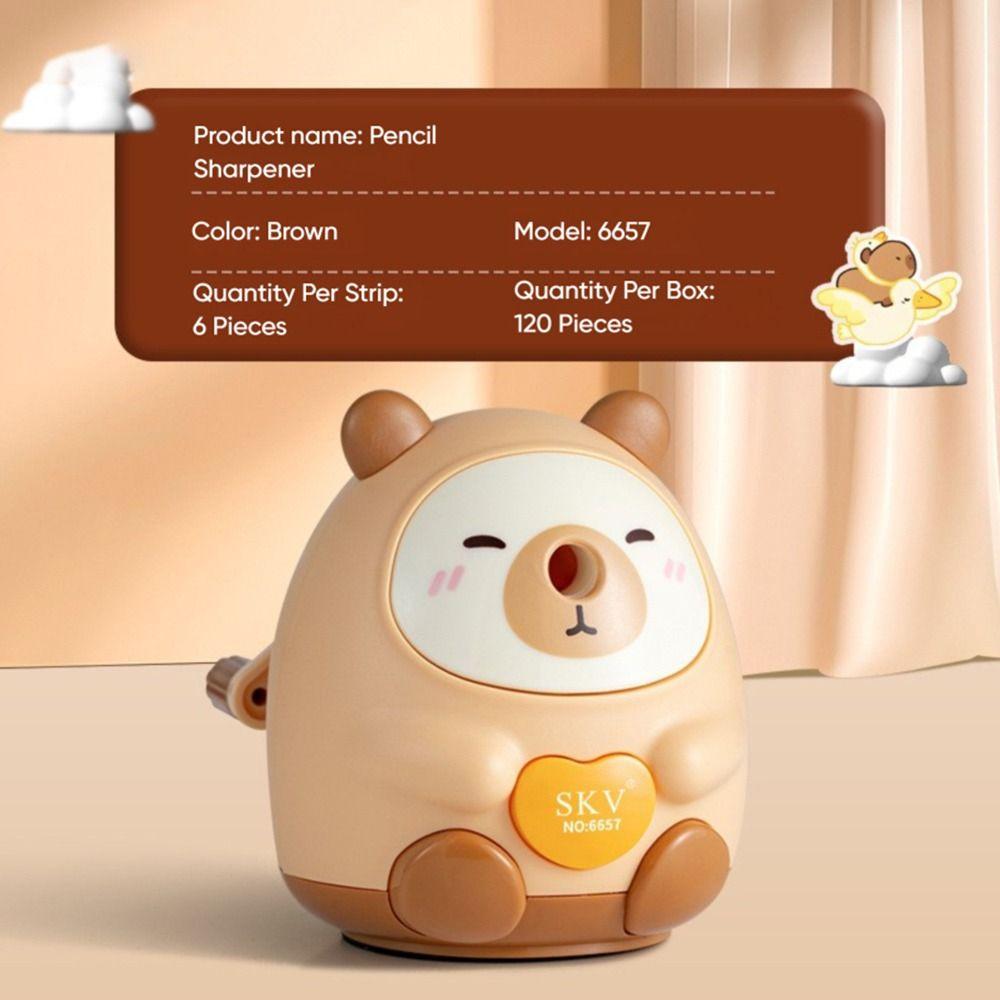 Pencil Automatically Enters Pencil Sharpener Hand-cranked Mechanical Tool  For Office School