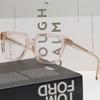 [Celine] Eyeglass Frame CL50094I 072 Transparent Beige Square Horn-rimmed