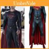 Wysokiej jakości kostium Cosplay Superman Człowiek ze Stali Dla Dorosłych i Dzieci Unisex**