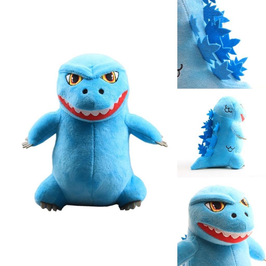 Soft 20cm Godzilla Monster Plush Toy Perfect Kids Gift Blue Stuffed Doll