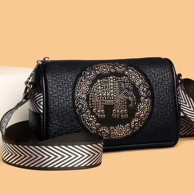 Single-shoulder Bag, Women's Small Round Bag, Pillow Bag, Fashionable and High-end Mom Bag