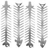 Stainless Steel BBQ Fishbone Grill Reusable BBQ Skewers Barbecue Accessories