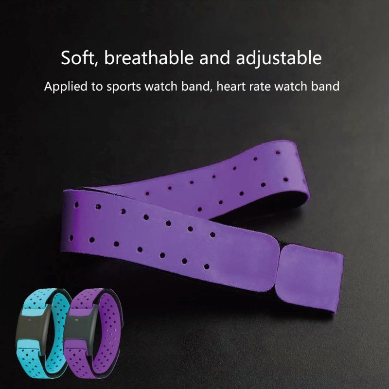 2Pcs Replacement Armband Strap Adjustable Heart Rate Monitor Armband Band for Sport Universal Elastic Sport Wrist Strap2