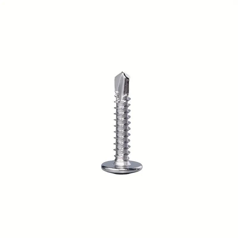 100pcs Stainless Steel Round Head With Middle Self Tapping Screws Cross Plate Head Screws With Pad For Warsaw Drill Tail Dovetai