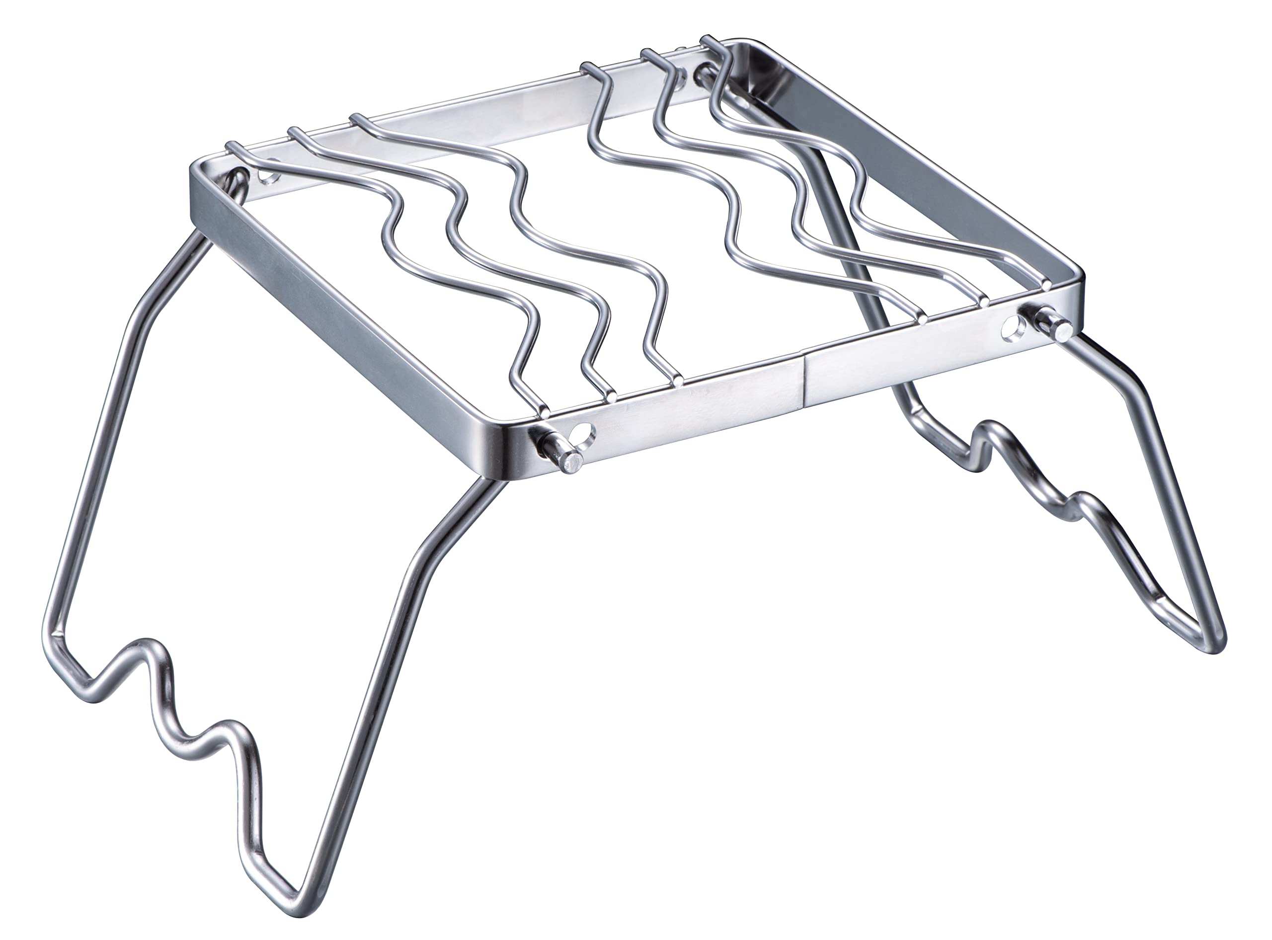 

Эксклюзив от Amazon.co.jp NANGOGEAR (Снаряжение для кемпинга Nanko) Мини-подставка для гриля, 2 уровня регулировки высоты, подставка для одноконфорочной плиты, 160 мм, 11201 (MS-1001)