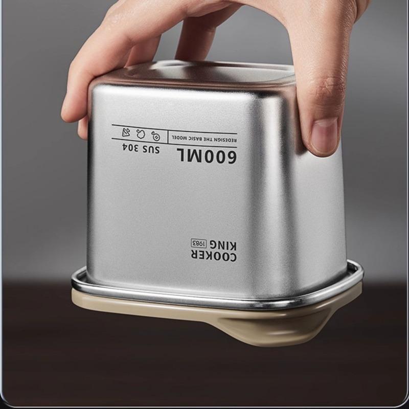 COOKER KING Food Storage Container Stainless Steel Camping Lunch Box Fruit Bento Box Refrigerator Freezer Sealed Storage Box