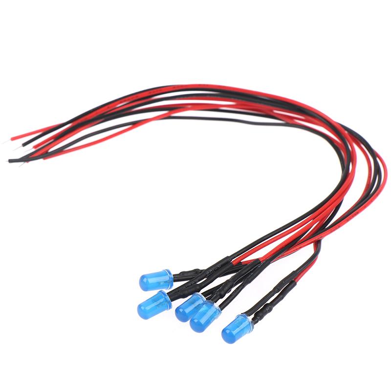 5Pcs High Brightness 12V 5Mm Small Light Bulb Led Strip Line 20Cm