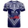 Maglietta alla moda con stampa 3D hawaiana Uomo Maglietta grafica polinesiana Moda Maniche corte Abbigliamento maschile Top Magliette oversize