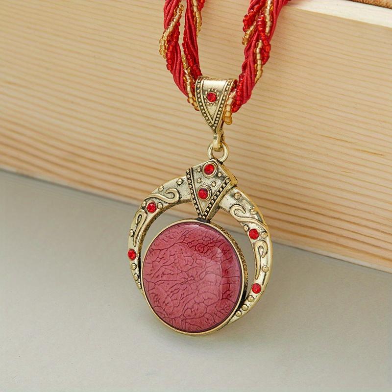 

1 шт. Підвіска-намисто в вінтажному етнічному стилі, ювелірна прикраса, подарунок на вечірку