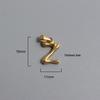 French Bamboo Joint Gold Letter Pendant Necklace - Retro Clavicle Chain Style for Women