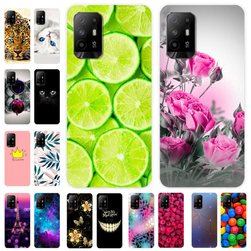 Hülle für Oppo Reno5 Z Hülle Blume Tier Hülle Silikonhülle für OPPO Reno 5Z Reno 5 Z 5G 6.43'' Hülle Bumper Handyhülle Coque