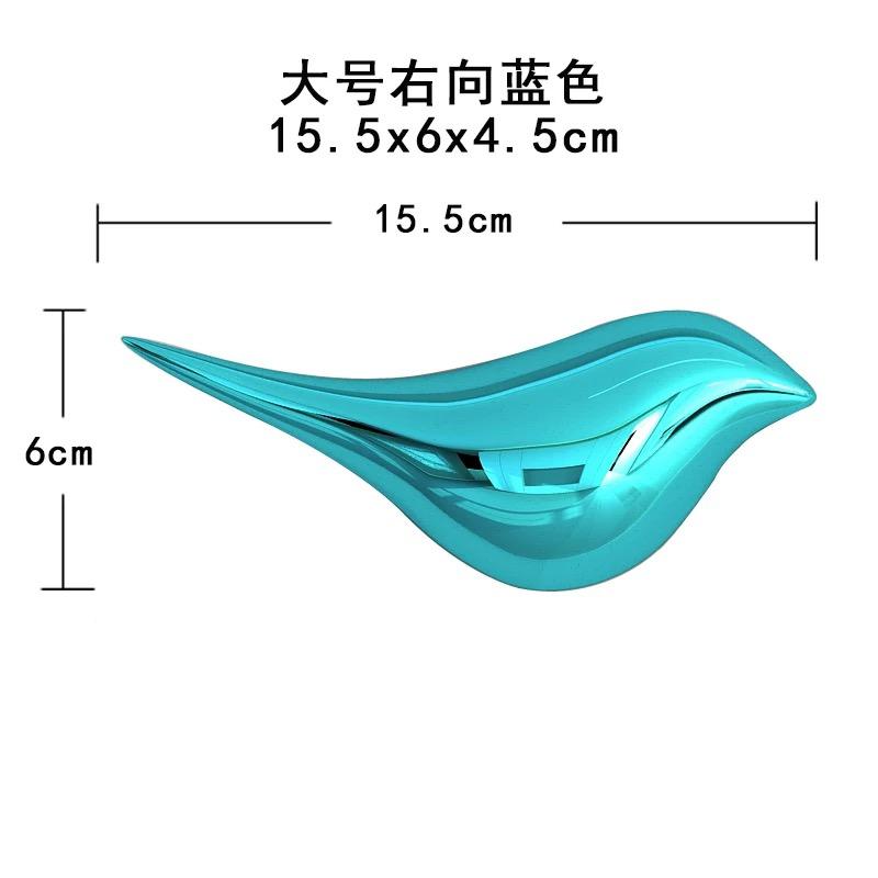 Living Room Wall Mounted Background Display Three-dimensional Bird Electroplating Simulation Animal Wall Mounted Decoration