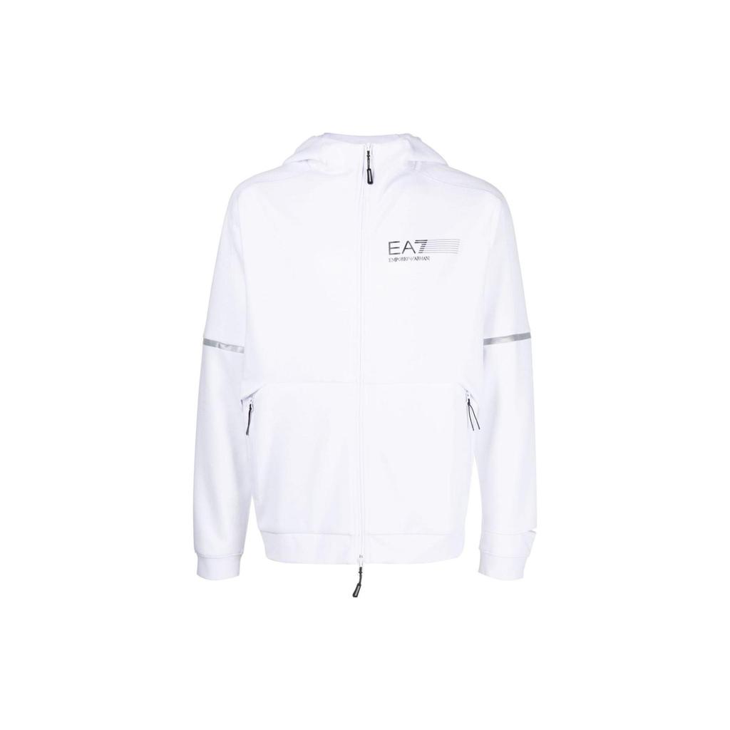 Emporio Armani EA7 SS23 Sweatshirt Men's White 3RPM43-PJMBZ-1100