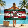 South Sydney Rabbitohs Fashion Beach Towel Portable Soft Quick Dry Towel For Swimming Camping Holiday Use
