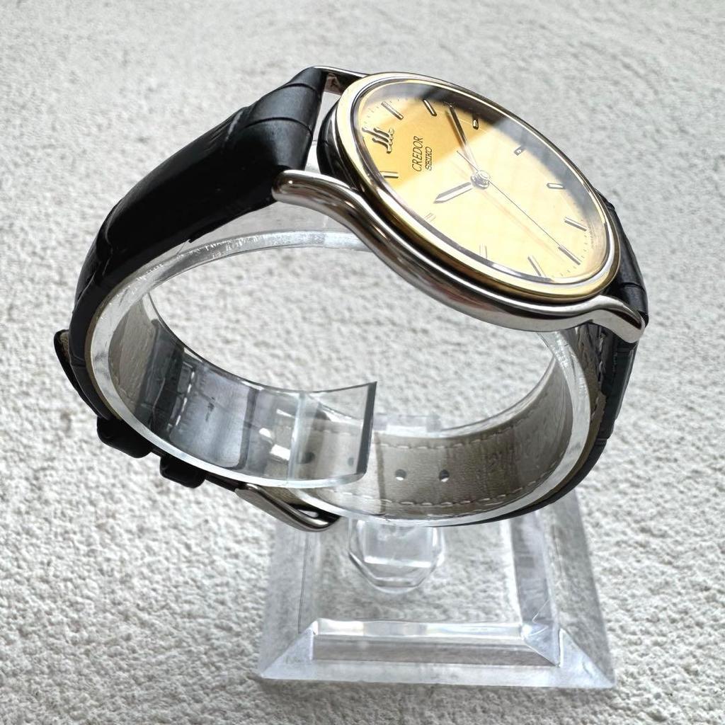 Used [New battery] SEIKO Credor 18KT gold dress watch men's watch