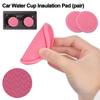 2PCS Car Cup Coasters Travel Cup Holder Universal Non-Slip Cup Holders Embedded In Ornaments Coaster Car Interior Accessories