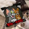 Cartoon Cute T-Tom And J-Jerry Pillow Anime Pillow Sofa Bed Head Pillow Cover Cushion Cover 45x45 Cm Fashion