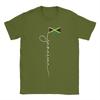 Unisex Jamaica Signature Jamaican Flag TShirts Pure Cotton Clothes Beach Vintage Short Sleeve TShirt Crewneck Novelty Tee Shirt