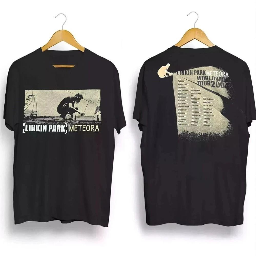 Новая одежда Linkin Park Meteora 2004 World Tour Футболка Винтаж Y2K Подарок для фаната Унисекс Футболка XXXL