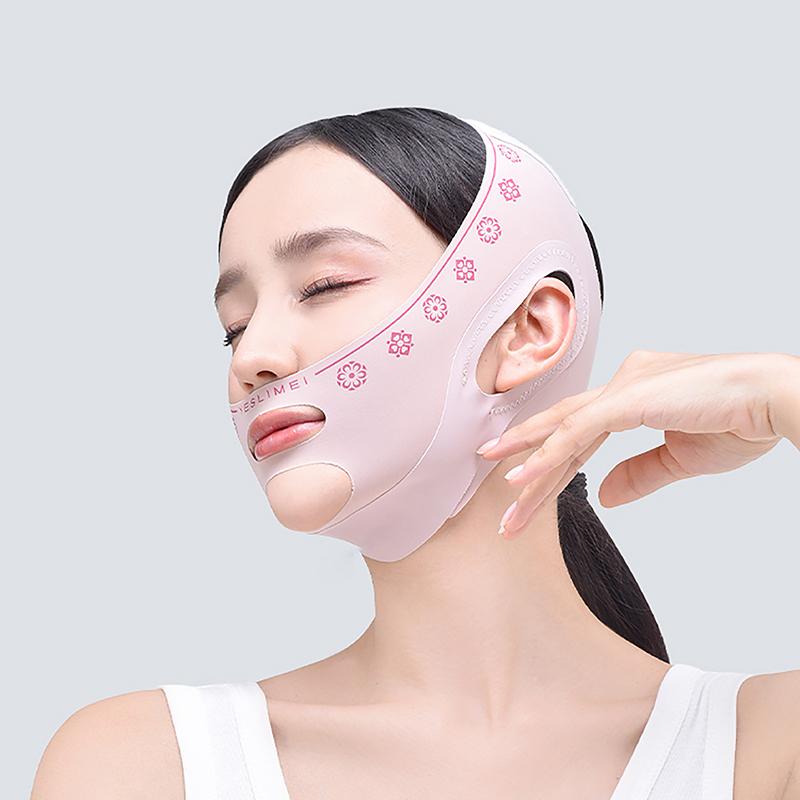 Double Layer Face Slimming Bandage V Line Face Shaper Chin Cheek Lift Up Belt Facial Massage Strap Face Skin Care Beauty Tool