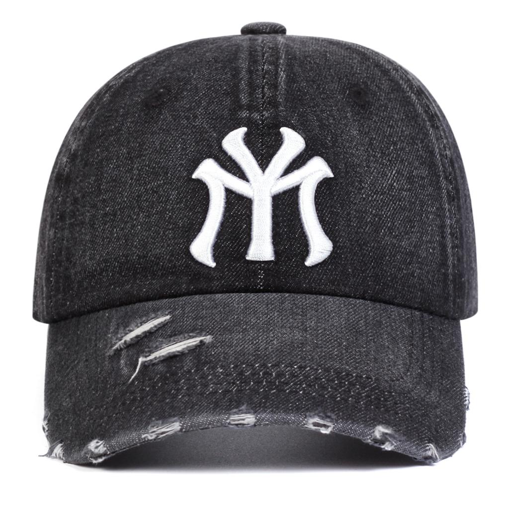 Men And Women Letter Print Embroidery Hole Denim Baseball Caps Spring Autumn Outdoor Use Adjustable Casual Hats Sunscreen Hat 1Pc Latest For