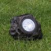 Solar Powered 5W Simulation Stone Light Cold Warm White LED Spotlight IP65 Waterproof for Garden Lawn Yard Landscape Decor